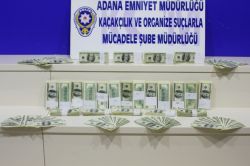 Adana’da yüklü miktarda sahte para ele geçirildi