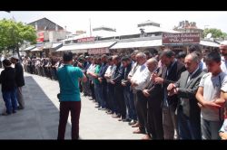 Aytaç Baran için Konya’da gıyabi cenaze namazı kılındı