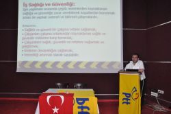 Batman’da Genel İş Sağlığı ve Güvenliği semineri verildi-foto
