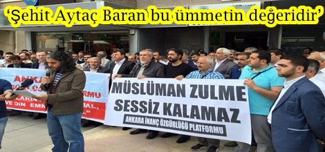 ‘Şehit Aytaç Baran bu ümmetin değeridir’