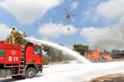 Mersin’de yangın tatbikatı
