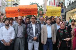 Diyarbakır’da Mursi ve arkadaşlarına verilen idama tepki