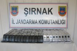 Şırnak’ta kaçak sigara ve cep telefonları ele geçirildi