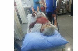 Spiral ile elini kesti-video