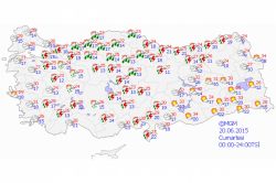 Türkiye’nin büyük bir bölümünde yağışlar bekleniyor