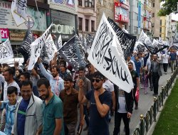 İstanbul’da Hilafet yürüyüşü-foto