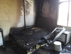 Siverek’te ev yangını