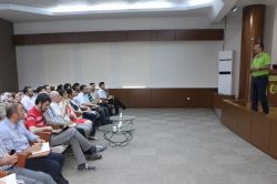 ÇÜ’de ‘İş Sağlığı Ve Güvenliği’ eğitimi verildi