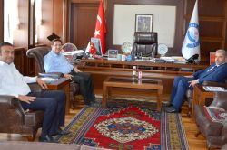Aksaray Belediye Başkanı’ndan ASÜ rektörüne ziyaret
