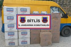Bitlis’te kaçak sigara operasyonu