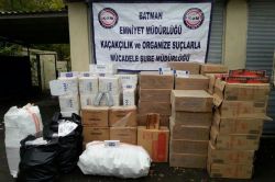 Batman’da kaçak sigara ele geçirildi