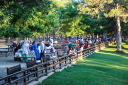 Gaziantepliler iftar saatinde parklara akın ediyor