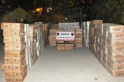 Şırnak’ta 211 bin paket kaçak sigara ele geçirildi