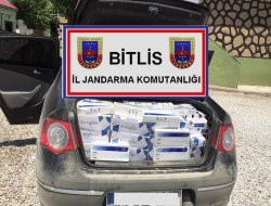 Bitlis’te kaçak sigara ele geçirildi