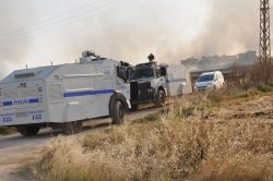 TOMA’lar bu sefer anız yangınlarına müdahale etti-foto