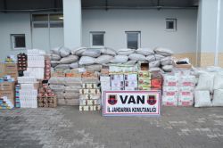 Van’da kaçak sigara ve çay ele geçirildi