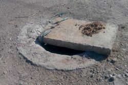 Açık rögar kapakları kazaya davetiye çıkarıyor-foto