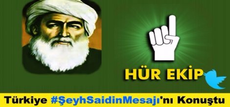 Hür Ekip'in Şeyh Said ile ilgili başlattığı hashtag Türkiye gündeminde