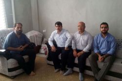 HÜDA PAR’dan arabası kundaklanan esnafa ziyaret