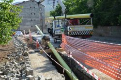 Tatvan'da doğalgaz çalışmaları devam ediyor