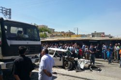 Gaziantep’te otomobil ile beton mikseri çarpıştı: 2 Ölü-foto