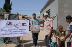 Avrupa Yetim-Der Gazzeli yetimlere ulaştı