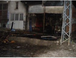 Kıvılcımlar İşyeri Kül Etti