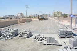 Ceylanpınar’da kilit parke taşı çalışması devam ediyor