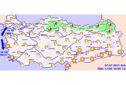 Güneydoğu’da yüksek sıcaklık bekleniyor