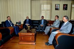 Kültür ve Turizm Bakanlığı heyeti, Vali Aksoy’u ziyaret etti