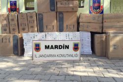 Mardin’de kaçak sigara ele geçirildi