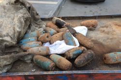 Diyarbakır’da 19 adet mühimmat parçası bulundu