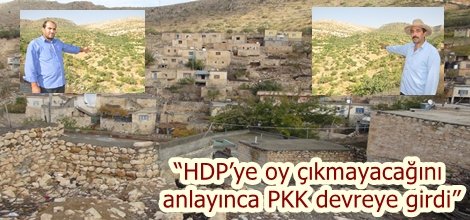 “HDP’ye oy çıkmayacağını anlayınca PKK devreye girdi”