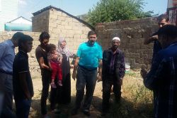 Bingöl'de mağdur Suriyeli aileye yardım sözü