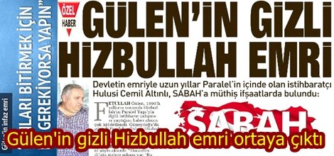 Gülen'in gizli Hizbullah emri ortaya çıktı