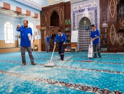 Gaziantep’te Camiler temizlenerek bayrama hazırlanıyor