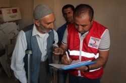 Kızılay’dan Şırnak'taki muhacirlere ve yoksullara yardım