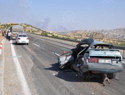Adıyaman'da tır ile otomobil çarpıştı: 1 ölü, 2 yaralı