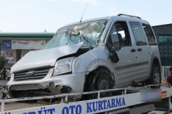 Aşırı hız kazaya neden oldu