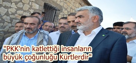 "PKK'nin katlettiği insanların büyük çoğunluğu Kürtlerdir"