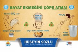 Adana’da bayat ekmek toplama kampanyası başlatıldı