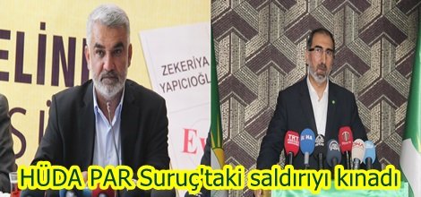 HÜDA PAR Suruç'taki saldırıyı kınadı