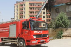 Mardin Artuklu Yenişehir'de korkutan yangın video