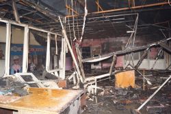 Batman’da yangın tekstil fabrikası kül oldu