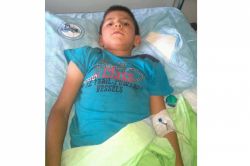 6 yaşındaki çocuk damdan düşerek hastanelik oldu