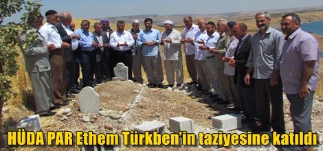 HÜDA PAR Ethem Türkben’in taziyesine katıldı