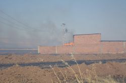 Batman’da anız yangını 2 köyü yakıyordu video