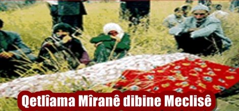 Qetlîama Mîranê dibine Meclisê