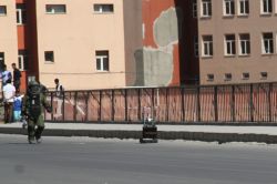 Köprüye bırakılan karpuz paniğe yol açtı