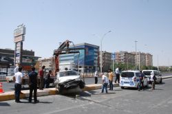 Diyarbakır’da trafik kazası: 3 yaralı